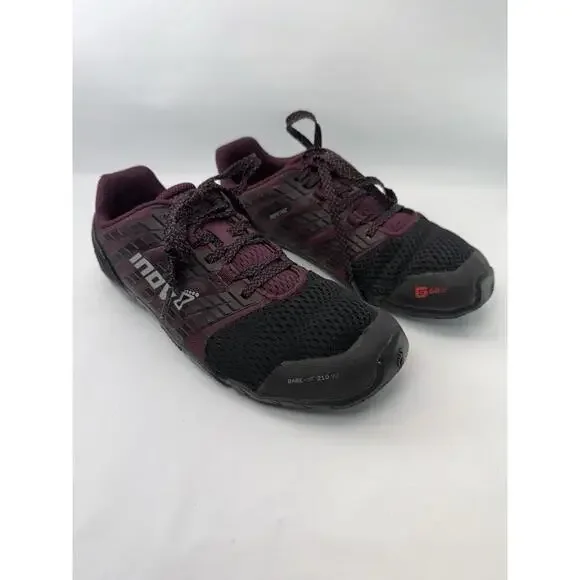 Inov-8 Bare-XF 210 V2 Training Shoes Burgundy CrossFit Gym Minimalist Women 7 - Picture 3 of 9